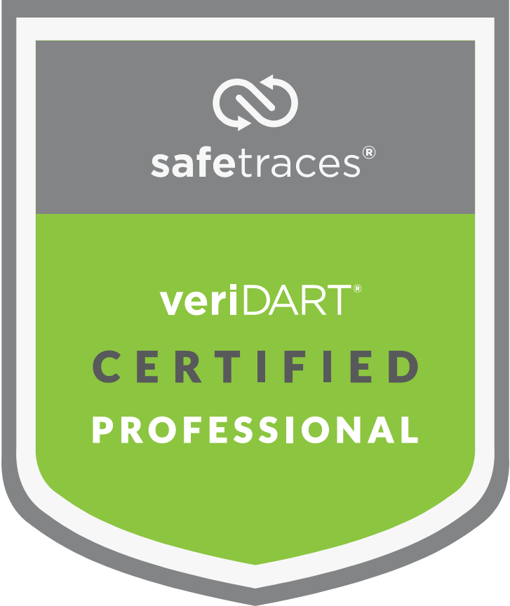 SafeTraces veriDART Certified Professional